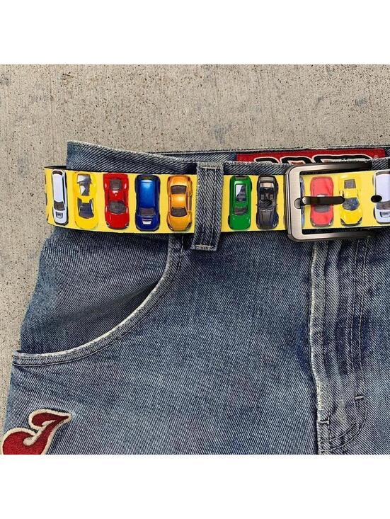 Accessories - Y2k style Toy Car yellow Belt. Very cool unique belt. Y2k style. 41 inches